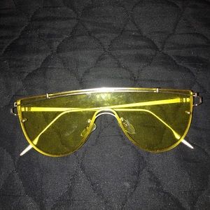 Futuristic Sunglasses Yellow